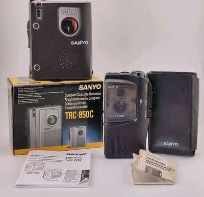 Sanyo TRC-850C und TRC-525M Talk Book MicroCassette Diktiergerät  