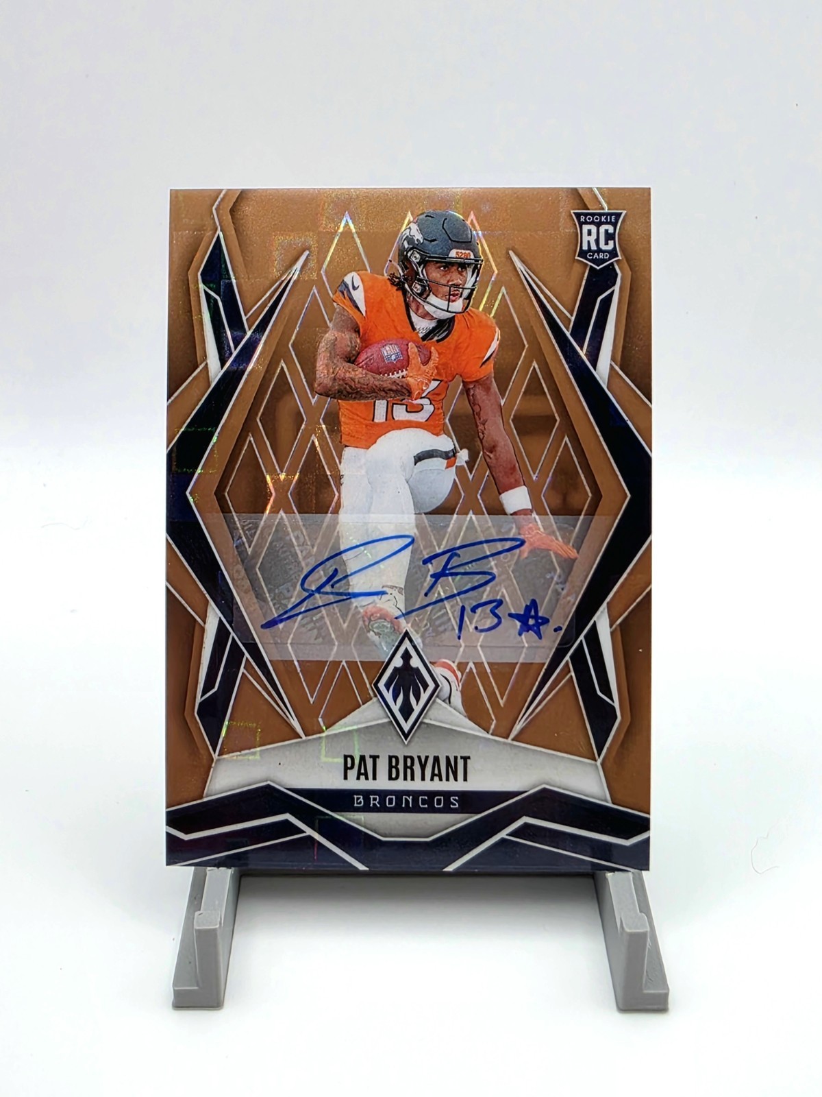 Panini 2025 Phoenix Rookies Pat Bryant RC Bronze Pandora Auto /99 #184 - BRONCOS