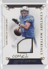 2016 Panini National Treasures Century Materials Prime 41/49 Philip Rivers z5b