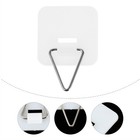50 Pcs Multifunctional Hook Plate Wall Holders for Display Hanging Small Hanger