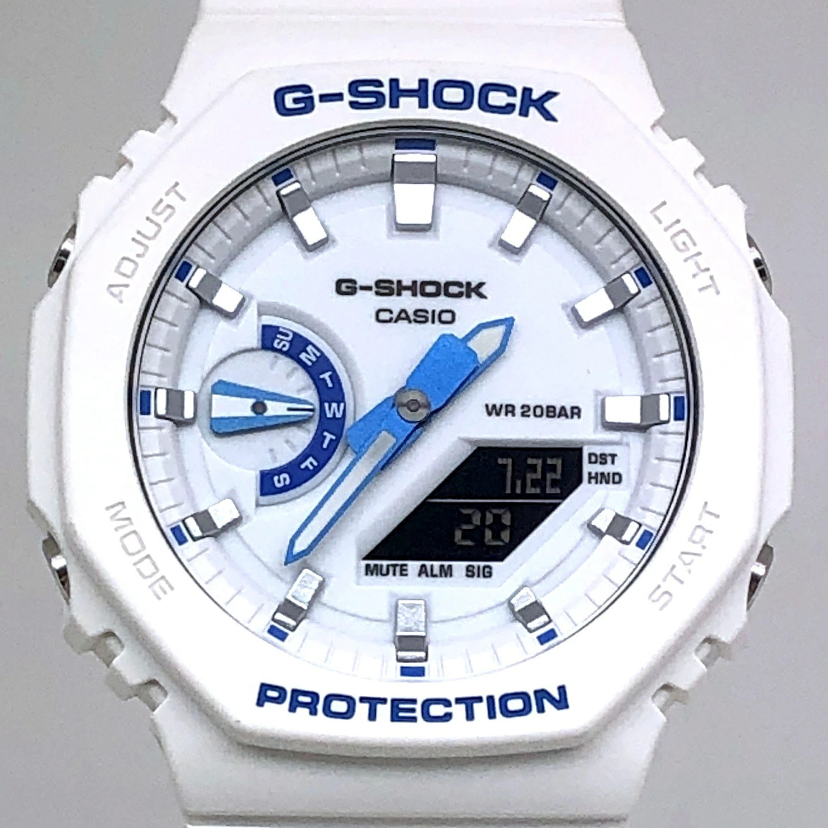 G-Shock GA-2100HDS-7A Watch Hidden Glow Luminous Dial Double LED Light Used