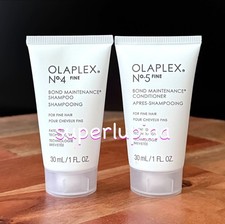Olaplex No 4  5 Fine Shampoo  Conditioner 2pc Set Travel Size 1 oz