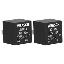 Pack JD1914 Car Relay, 1V 40/30A, 5 Pin SPDT, Automotive Switches and 2