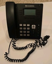 Sangoma S405 LCD PoE IP Office Phone w/ Handset  Stand