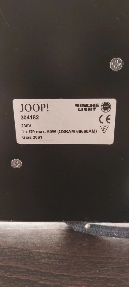 Original Joop Cube Tischlampe 2x Tischleuchte Tischleuchte NP 600€ - Bild 4 von 4