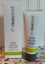 NEW IN BOX MARY KAY CLEARPROOF DEEP CLEANSING CHARCOAL MASK 4 OZ Clear Proof