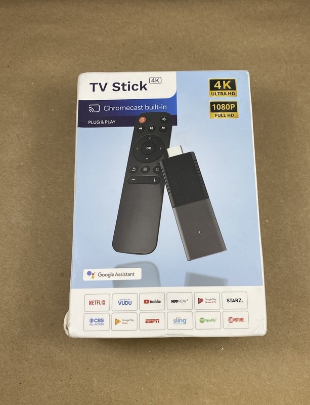 TV Stick 4K Chromecast Built-in Android14 HDMI Media Streamer 128GB Dolby Audio