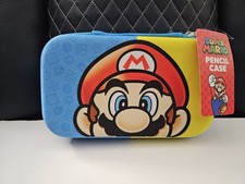 Estuche para lápices moldeado escolar Super Mario Bros, bolsa con soporte para juguetes Nintendo Video Gamer