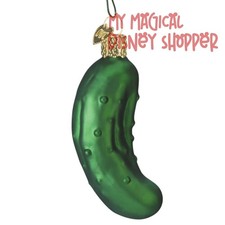 Pickle Glass Blown Ornament - Old World Christmas Ornament