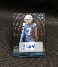 TRUE 1/1 AUTO! 2025 Photogenic Charvarius Ward BLACK 1 OF 1 AUTOGRAPH No. 81 📈