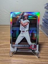 2025 Bowman Draft Quentin Young Chrome Refractor 1st Prospect #BDC-92 Twins