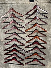 Wooden Pant/Suit Hangers - Clothes Hangers LOT OF 20 - Reseller