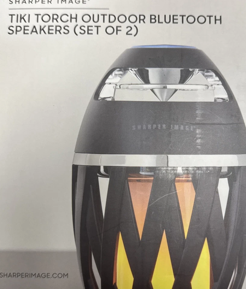 TikiTunes Portable Bluetooth 5.0 Indoor/Outdoor Wireless Speakers, LED Torch Atm - Image 2 of 3