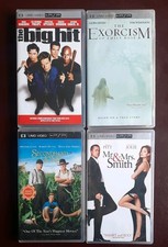 Lot of 4 PSP The Big Hit, Mr. Mrs Smith, The Exorcism Of Emily Rose, Second Hand