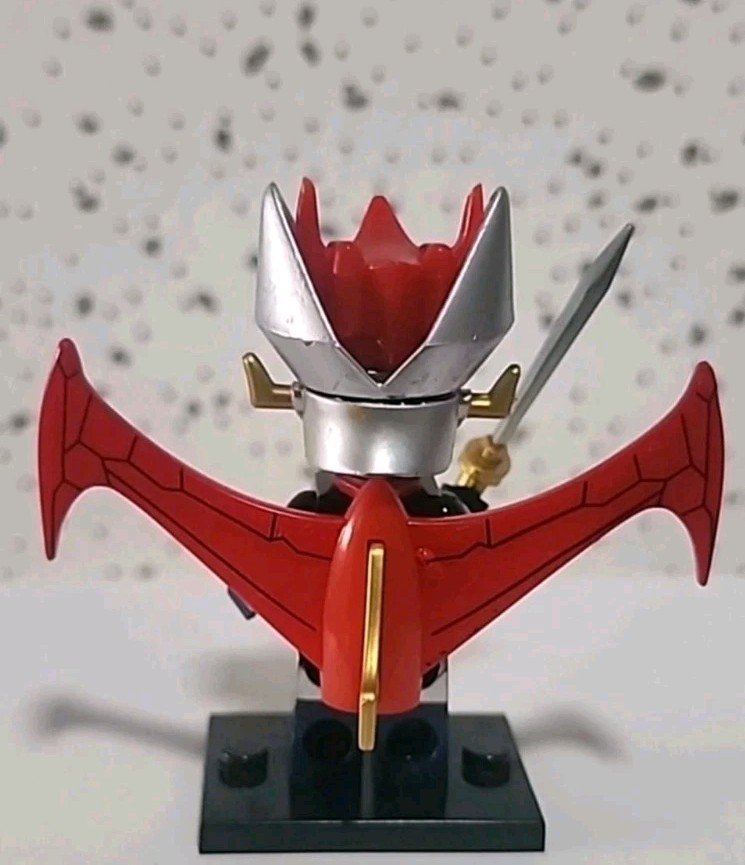 Mazinger ZShogun Warrior red variant Mazinkaiser Robot Crack Wings Custom Lego 