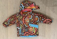 Obermeyer Kids girls Boys Toddler Size 1 Snow Ski Suit Coat and Bib Pants EUC