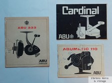 Lotto brochure mulinello da pesca ABU Svängsta - ABU 333, Abumatic 110, cardinale - miste