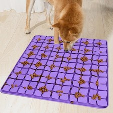 Dog Lick Mat Snuffle Mat for Dogs Slow Feeder Licking Mat with Suction Cu...