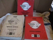Original 1990 Chevrolet Corvette Service Manual Set Extra Original 1990 Chevrolet Corvette Service Manual Set Extra