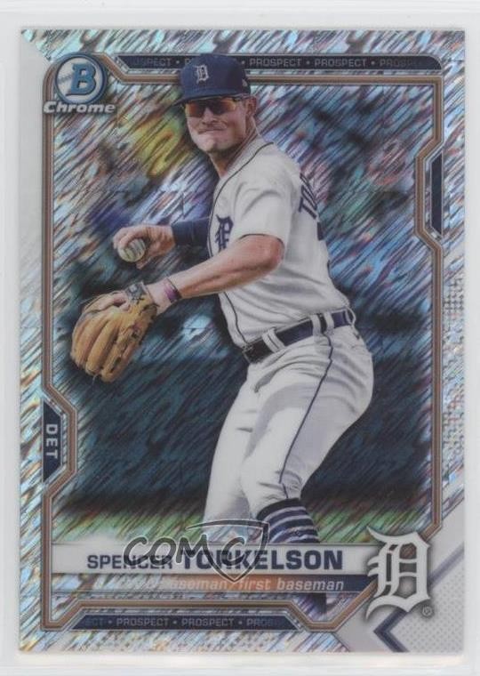 2021 Bowman Chrome Prospects Shimmer Refractor Spencer Torkelson #BCP-187