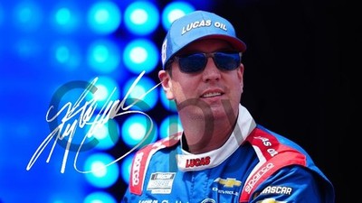 A5 Kyle Busch Pre Printed Autogramm signed Foto Memorabilia Geschenk Nascar