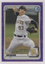 2020 Bowman Draft Chrome Purple Refractor 142/250 Logan Hofmann #BD-160 rf2