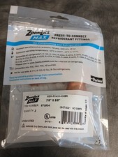 (QTY 2) Parker MZK-R1410-HNBR Zoom Lock Max 7/8" x 5/8" Copper Reducer