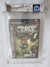 Splinter Cell Chaos Theory Sony PlayStation 2 PS2, 2005 WATA 9.8 A  High Grade