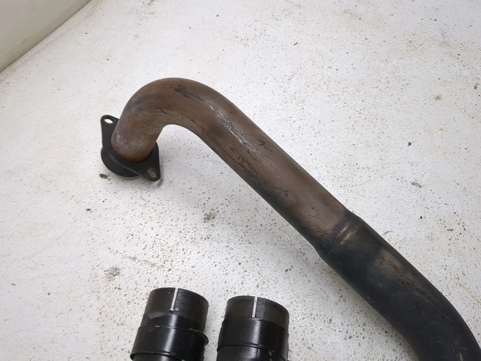 99-03 Yamaha Road Star Silverado XV1600 DANMOTO Exhaust Muffler Can W/ Pipes - Image 4 of 4