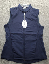 Greg Norman Golf Mix Media Wind Vest Womens M...