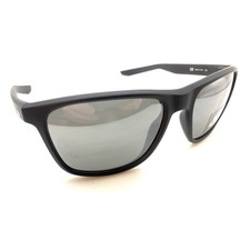 Nike NEW EV0921 400 Matte Black Teal Wrap Sunglasses Black Lens 57-19 145 Italy