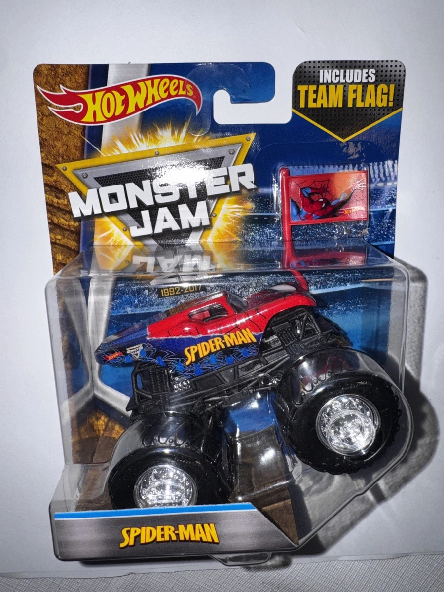 Hot Wheels Monster Jam Spider-Man Diecast & Toy Vehicles for sale
