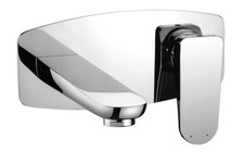 Mixer tap Wall Mounted Basin Mixer Tap & Sprung Waste brand new 