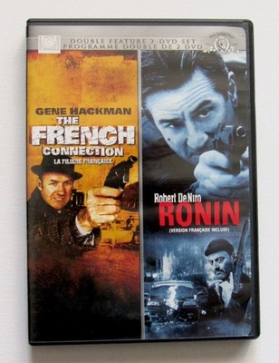 The French Connection / Ronin Double Feature 2-DVD Set VG+ Robert De Niro