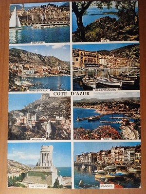 Postkarte 2947 gelaufen, Cote D´Azur Ansichtskarte, Sammlung