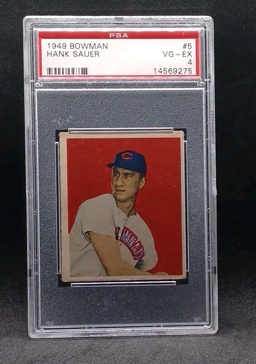 1949 Bowman #5 Hank Sauer PSA 4
