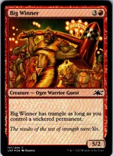 Big Winner C Foil UNF Unfinity 101 NM