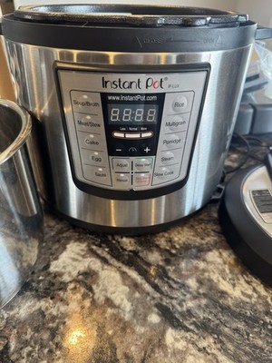 Instant Pot IP-LUX 6 Qt 1000W Electric Pressure Cooker w/ Lid Pot Steam Rack