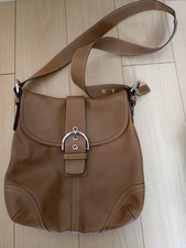 Excellent Condition COACH Brown Leather Shoulder Bag
