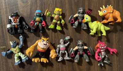 TMNT Teenage Mutant Ninja Turtle Half Shell Heroes villain Lot of 11 Figures