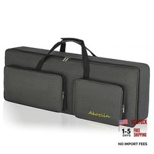 54-Key Padded Keyboard Gig Bag Portable For 54Key-37"x14.5"x5.3" Dark Grey