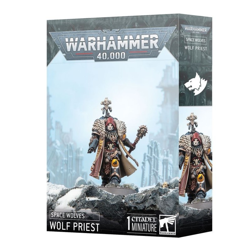 Space Wolves: Wolf Priest - Warhammer 40k - Brand New! 53-32