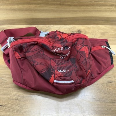 OSPREY Savu 2 Red Lumbar Pack Waist Hip Fanny Bag Hiking Outdoor Bag