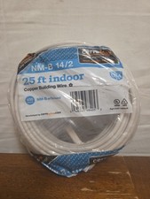 Cerrowire 147-1402AR 25-Feet 14/2 NM-B Solid with Ground Wire, White. Cir