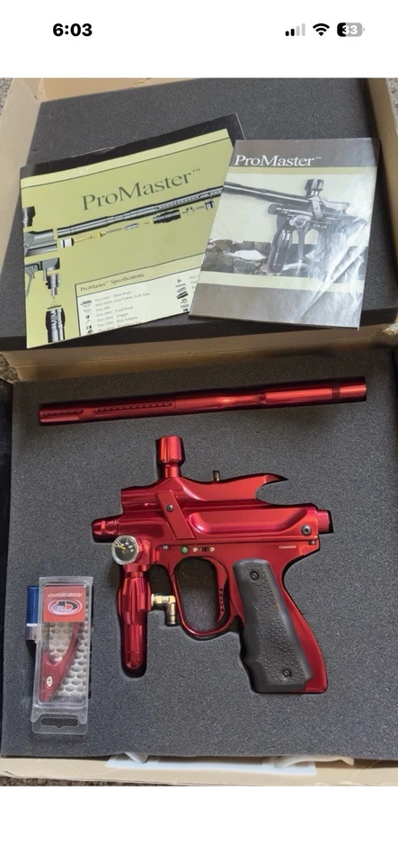 ¡¡NUEVO!! MARCADOR PAINTBALL INDIAN CREEK DESIGN ICD PROMASTER Foto 2 de 4