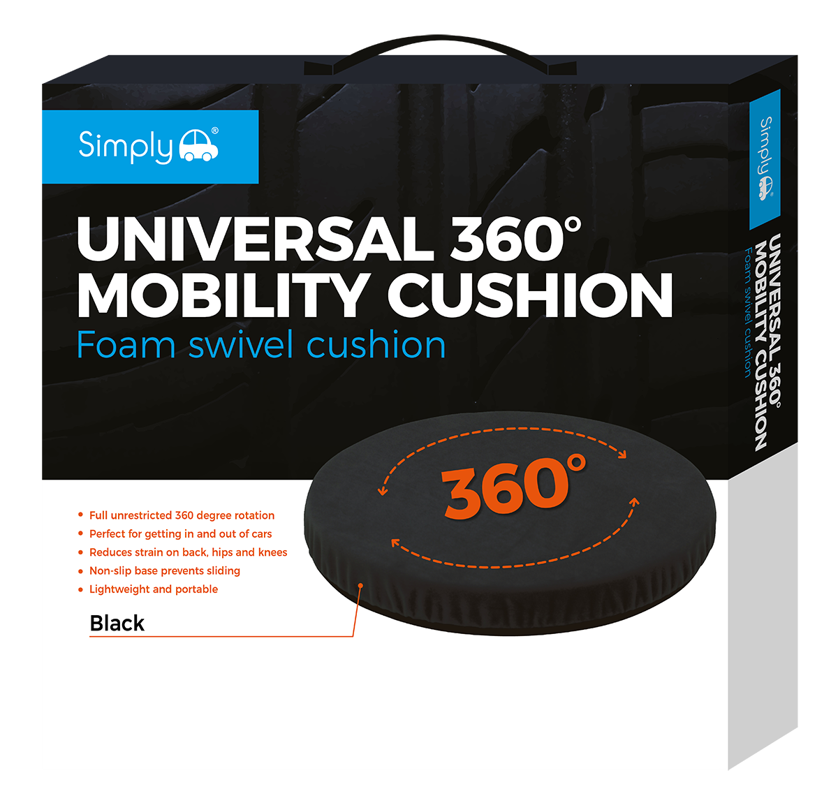 SSC001 Simply Auto Swivel Seat Cushion