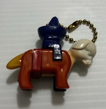 Vintage 1950&rsquo;s Rider With Donkey & Sombrero Puzzle Keychain