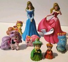 Disney Aurora Pets  Figures Lot Of 8 Sleeping Beauty 1"-4" Birthday Cake Fairies