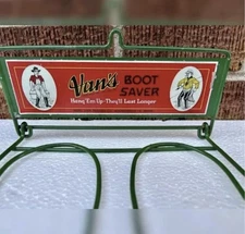 Vintage Metal Van’s Boot Saver Hanging Shoe Rack Noel Van Tilburg Co Minneapolis