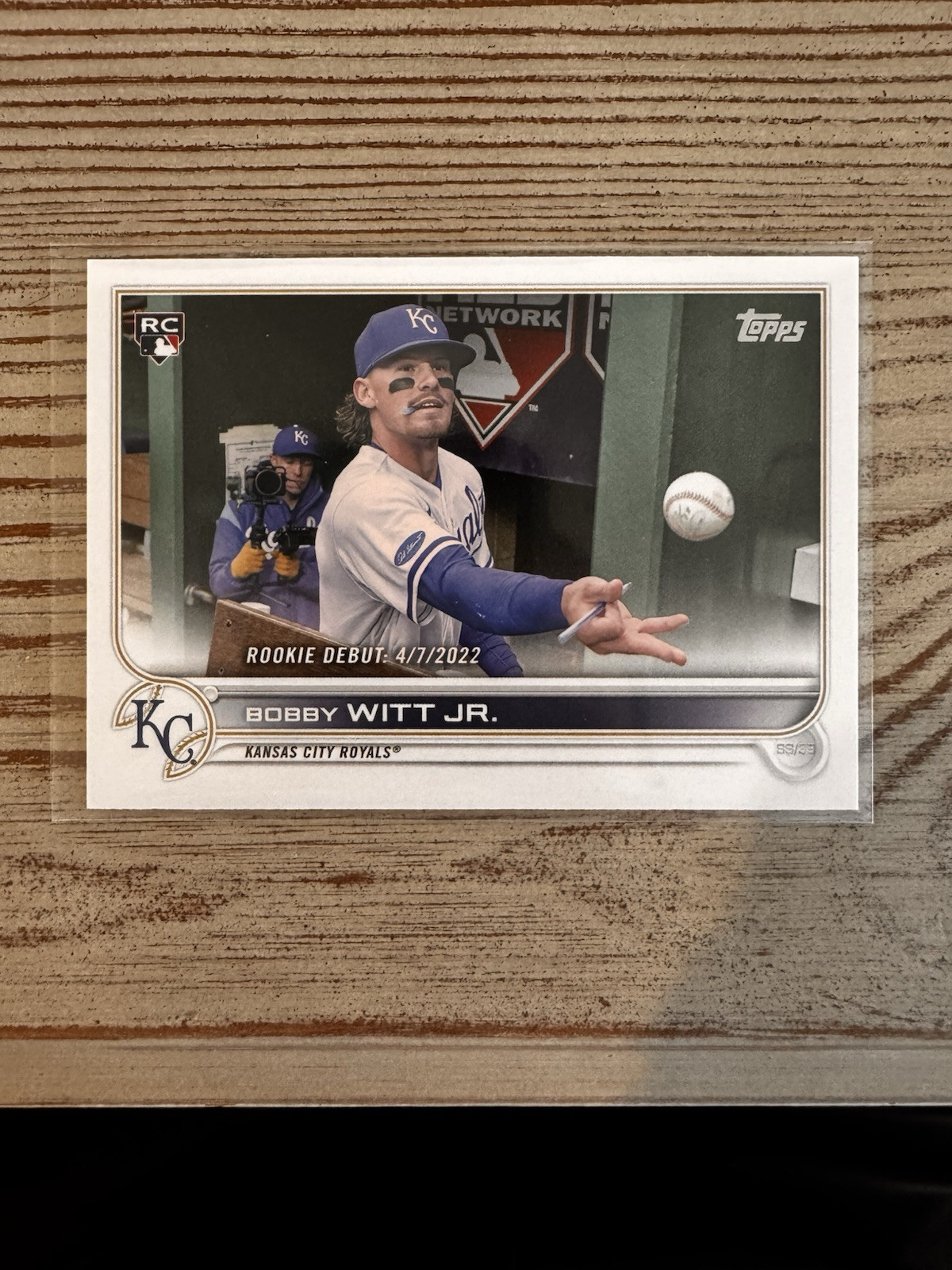 2022 Topps Update Series - Rookie Debut Bobby Witt Jr. #US187 (RC)